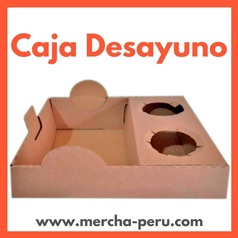 Caja para Desayuno Elegante 21x15x7cm | Merchandising Perú
