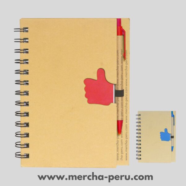 Libreta ecológica con imagen de Like