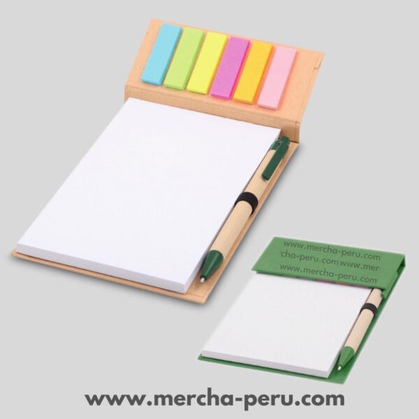 Libreta Vertical A5 con postit